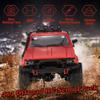 The perseids RC Truck 1/16 RC Rock Crawler 2.4G 4WD Remote Control Offroad Car RC Semi Trucks and Trailer All Terrain Cars, RC Pickup Truck Racing Climber Vehicles RTR (WPL C14+WPL C24 Red 2 Batterys) view 3