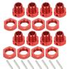 Aluminum 17mm Hex Wheel Nuts Adapter for Arrma 6s BLX Infraction Limitless Mojave Typhon hopups Upgrade Parts 8 pcs/Set(Red) view 1