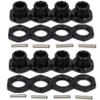 Aluminum 17mm Hex Wheel Nuts Adapter for Arrma 6s BLX Infraction Limitless Mojave Typhon hopups Upgrade Parts 8 pcs/Set(Black) view 1