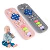 Hooku 2 Pack Teething Toys for Babies 0-6 Months, Silicone Teethers for Babies 6-12 Months, Remote Teether for Baby, Sensory Toys for Babies, Baby Chew Toys, Toddler Infant Newborn Baby Girl Boy Gifts view 1
