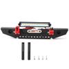 NDNCZDHC Metal Front Bumper, Anticollision Front Bumper with LED Light RC Car Parts Fit for TRX4 SCX10 90046 1/10 RC Crawler Car view 1