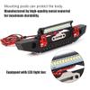 NDNCZDHC Metal Front Bumper, Anticollision Front Bumper with LED Light RC Car Parts Fit for TRX4 SCX10 90046 1/10 RC Crawler Car view 3