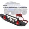NDNCZDHC Metal Front Bumper, Anticollision Front Bumper with LED Light RC Car Parts Fit for TRX4 SCX10 90046 1/10 RC Crawler Car view 4