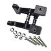 Special Material Rear Wing Mount Set for Traxxas 1/8 4WD Sledge Monster Truck 95076-4 Upgrades - Black view 1