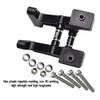 Special Material Rear Wing Mount Set for Traxxas 1/8 4WD Sledge Monster Truck 95076-4 Upgrades - Black view 2