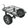 NDNCZDHC DIY Metal Trail Car Trailer Hopper Heavy-Duty Trailer Carrier Metal Kit for D90 SCX10 TRX4 1/10 Scale RC Crawler Car RC Accessory view 1