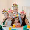 KKBES Birthday Party Hats, 24 Pack, Happy Birthday Headbands for Adults and Kids, 3 Patterns view 4