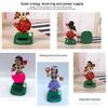 Katutude Solar Dancing Toys Solar Powered Hula Girl Dancer Figures Car Dashboard Ornament Home Office Window Table Decoration - No Batteries Required view 2
