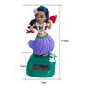 Katutude Solar Dancing Toys Solar Powered Hula Girl Dancer Figures Car Dashboard Ornament Home Office Window Table Decoration - No Batteries Required view 3