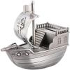 Bsetain Piggy Bank Gift Saving Coins Metal European-Style Retro Creative Pirate Ship Piggy Bank Crafts Ornaments Coin Bank Currency Bank Ornaments Boy and Girl Birthday Gifts view 1