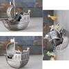 Bsetain Piggy Bank Gift Saving Coins Metal European-Style Retro Creative Pirate Ship Piggy Bank Crafts Ornaments Coin Bank Currency Bank Ornaments Boy and Girl Birthday Gifts view 4