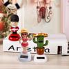 Katutude Solar Dancing Figure Car Dashboard Ornament Solar Powered Dancing Toys Shaking Head Figures Car Interior Decor Window Sill Solar Dancing Figurines - No Batteries Required view 4