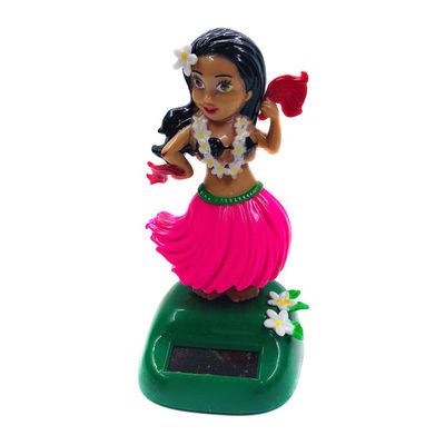 Katutude Solar Dancing Toys Solar Powered Hula Girl Dancer Figures Car Dashboard Ornament Home Office Window Table Decoration - No Batteries Required