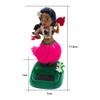 Katutude Solar Dancing Toys Solar Powered Hula Girl Dancer Figures Car Dashboard Ornament Home Office Window Table Decoration - No Batteries Required view 3