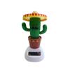 Katutude Solar Dancing Figure Car Dashboard Ornament Solar Powered Dancing Toys Shaking Head Figures Car Interior Decor Window Sill Solar Dancing Figurines - No Batteries Required view 1