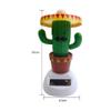 Katutude Solar Dancing Figure Car Dashboard Ornament Solar Powered Dancing Toys Shaking Head Figures Car Interior Decor Window Sill Solar Dancing Figurines - No Batteries Required view 2