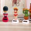Katutude Solar Dancing Figure Car Dashboard Ornament Solar Powered Dancing Toys Shaking Head Figures Car Interior Decor Window Sill Solar Dancing Figurines - No Batteries Required view 4