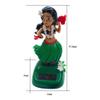 Katutude Solar Dancing Toys Solar Powered Hula Girl Dancer Figures Car Dashboard Ornament Home Office Window Table Decoration - No Batteries Required view 3