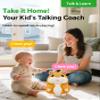 TWORIVER Talking Hamster Toy for Toddlers 24, Repeats What You Say Interactive Plush, Speech & Language Learning Toy, Cute Valentines Gift for Boys and Girls Brown view 2