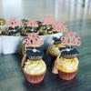 Gyufise 24Pcs 2026 Graduation Cupcake Toppers Glitter Diploma Grad Cap Cupcake Picks Graduation Cap 2026 Cake Decorations for 2026 Grad Theme Party Decorations Supplies Rose Gold view 4