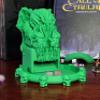 Dreaded Cthulhu Dice Tower (Tower + Skull Tray, Green) view 3