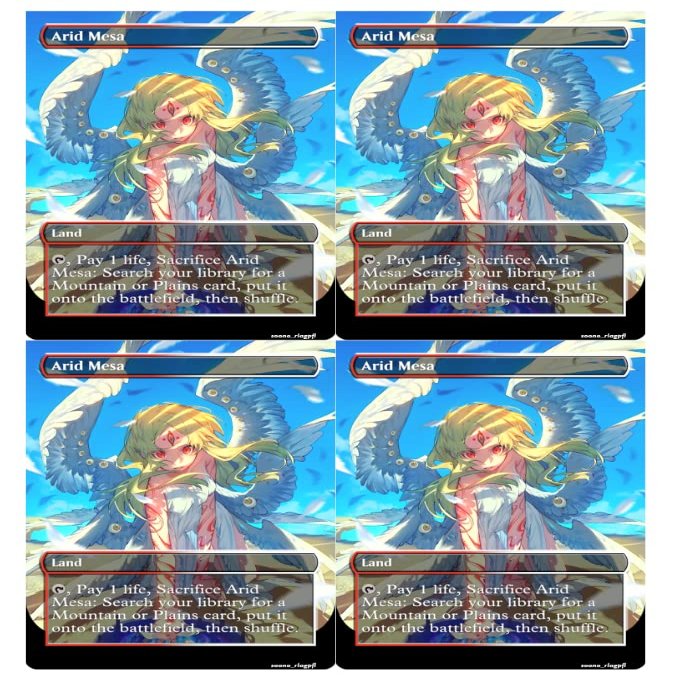 4x | Arid Mesa (Fetch Land) | Anime | Full Art | Foil or Non-Foil (Non Foil)