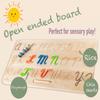 Maritas Cursive Alphabet Tracing Board Montessori Toys for 3 Year Old up-Reversible Uppercase and Lowercase-Homeschool Supplies and Preschool Toys-Letter Tracing Learn to Write view 3