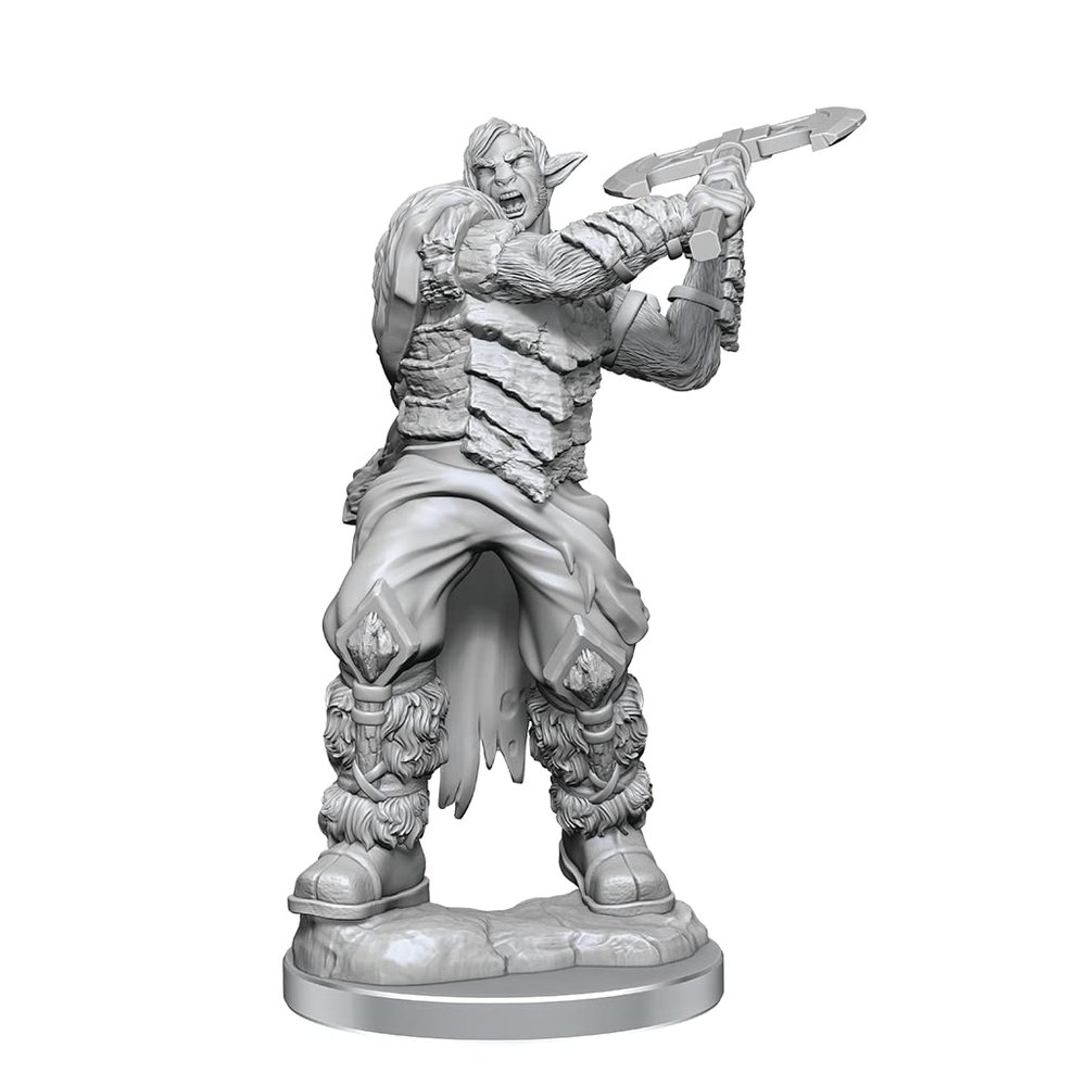 Ashari Stoneguard and Skydancer Unpainted Miniatures Critical Role Series Figures WizKids