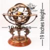 Asian Arts Global Armillary Globe Brass Sphere Handmade 19" Big Size with Direction Compass Housewarming Collectible Home and Office Decor view 3