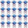 20 Pcs Mini Spacemen Foil Balloon 16.9 inch Mylar Balloons Outerspace Theme Party for Children's Birthday Party, Baby Shower, Wedding Party (spacemen) view 1