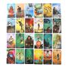Jayiaine Tarot Card Deck, Tarot Cards with Meanings on Them, Oracle Card Deck, with Guide Book for Beginners Tarot Cards Set, Beginner Tarot Deck Cards,for Table Games,B view 4
