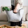 Foldable Felt Fabric Storage Basket, Convenient Box Organizer with Carry Handles for Office Bedroom Closet Babies Nursery Toys DVD Laundry Organizing (1 Pcs Small) view 4