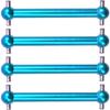 4Pack Vgoohobby Aluminum Alloy Dogbone Shaft CVD Drive Shaft Compatible with Tamiya TT02B TT-02B 1/10 RC Car Upgrades Parts (Blue) view 1