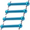 4Pack Vgoohobby Aluminum Alloy Dogbone Shaft CVD Drive Shaft Compatible with Tamiya TT02B TT-02B 1/10 RC Car Upgrades Parts (Blue) view 2
