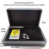 Jayiaine Tarot Card Deck Classic Set with The Guide Future 78 Tarot Cards, Portable Tarot Game Beginner Professional Player for Christmas Birthday Holiday Family Party Playing Card Board Game,Black view 2