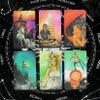 Jayiaine Tarot Card Deck Classic Set with The Guide Future 78 Tarot Cards, Portable Tarot Game Beginner Professional Player for Christmas Birthday Holiday Family Party Playing Card Board Game,Green view 4