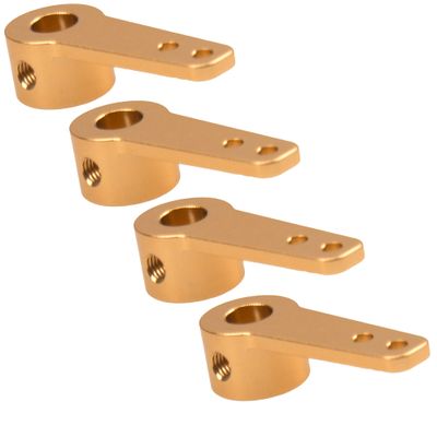 Vgoohobby 4PCS Aluminum RC Airplane Steering Servo Arm Horn Rocker Arms for RC Quadcopter Fixed Wing Parts (5mm)