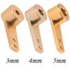 Vgoohobby 4PCS Aluminum RC Airplane Steering Servo Arm Horn Rocker Arms for RC Quadcopter Fixed Wing Parts (5mm) view 2