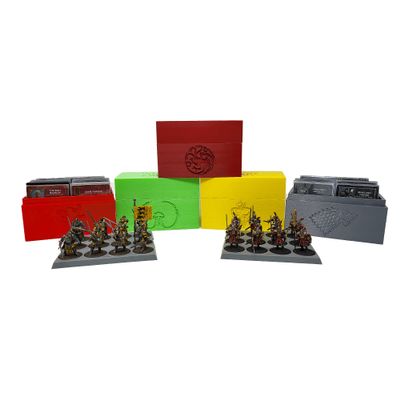 Tabletop Terrain ASOIAF Card Storage Organizers (Greyjoy)