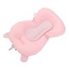 Bathing Tub Seat, Safe Adjustable Baby Bath Seat Cushion Soft Large Space Foldable for Bathroom (Pink Bear) view 1