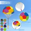 Ynybusi 10 Pcs Parachute Toys for Kids, Cool Outdoor Flying Toys for 3 4 5 6 7 8 Year Old Boys Birthday Gift, Parachute Army Men Birthday Party Favors Goodie Bags Stuffers view 3