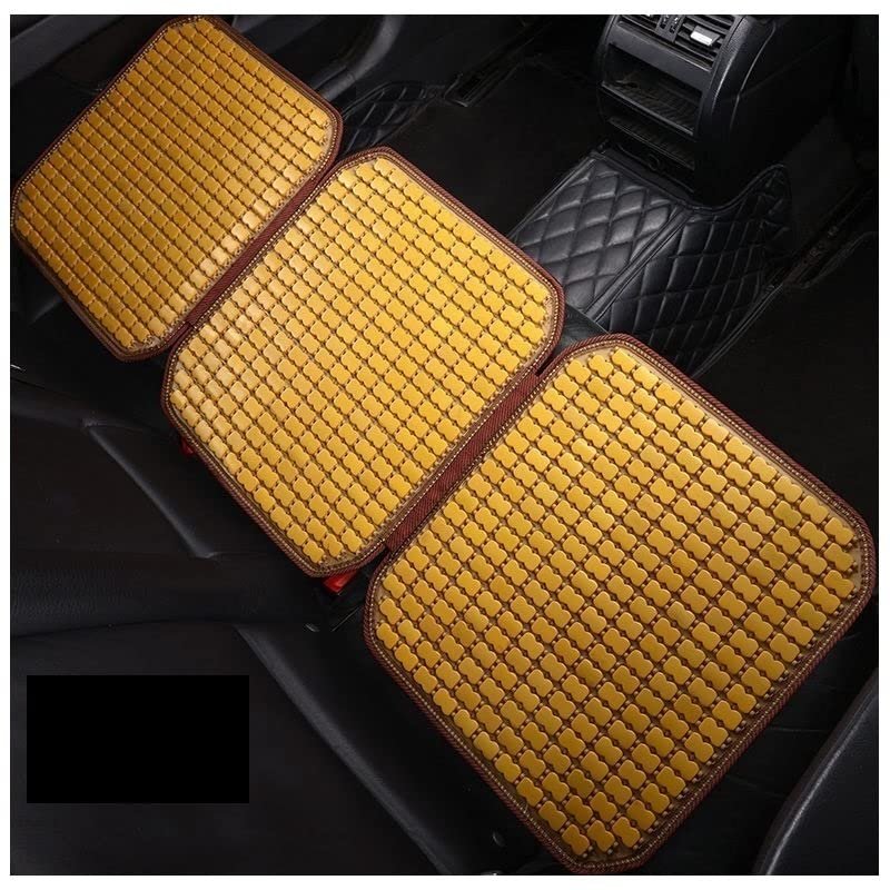 MAXZIZ Car Seat Cushion Summer Cool Cushion Single Piece Universal Bamboo Piece Breathable Ice Silk Car Rear Cool Mat Cushion Truck Seat Cushion (Color : E)