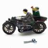 Charmgle Wind-up Toy Retro Motorcycle Theme Tin Toys Adult Collection Gifts Handmade Desk Toy Home Decoration view 4