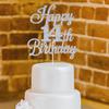 Happy 14th Birthday Cake Toppers Silver Glitter, Cheers to 14 Years Old Bday Decoration 14th Anniversary Cake Topper, Fourteen Theme Cake Decorations for Birthday Anniversary Party view 4