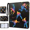 900 Pockets Sports Cards Binder,Trading Cards Holder Card Collectors Album,Trading Card Binder 9 Pocket with 50 Removable Sleeves for Football Baseball Basketball Hockey Soccer Card view 1