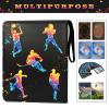 900 Pockets Sports Cards Binder,Trading Cards Holder Card Collectors Album,Trading Card Binder 9 Pocket with 50 Removable Sleeves for Football Baseball Basketball Hockey Soccer Card view 3