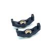 KingVal Replacement Black Brass Caster Blocks Front C-Hubs RC Parts Compatible with Traxxas TRX4M 1/18 RC Crawler Car view 3