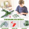Ferthor Fun STEM Building Toys Model Airplane Kits for Boys 8-12,Airplane Model Scale 1:32 Metal Building Kit,Erector Sets Model Planes for Kids 8-12,Best Airplane Gifts for Hurricane Fighter Fans view 2