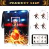 Basketball Card Binder 4 Pocket, Trading Card Binder with Sleeves, Sports Card Binder Collectible Trading Card Albums Fits 400 Cards with 50 Removable Sleeves view 2