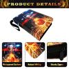 Basketball Card Binder 4 Pocket, Trading Card Binder with Sleeves, Sports Card Binder Collectible Trading Card Albums Fits 400 Cards with 50 Removable Sleeves view 4
